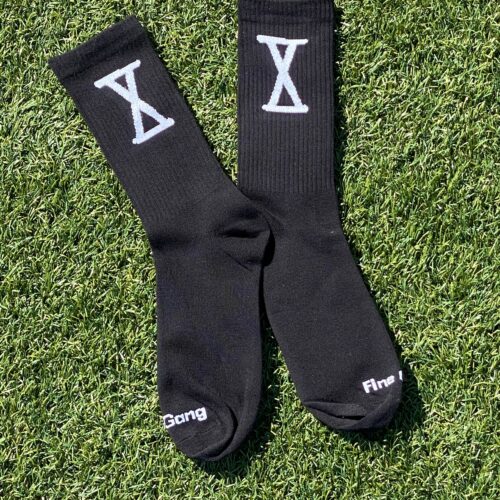 Black Fine Socks
